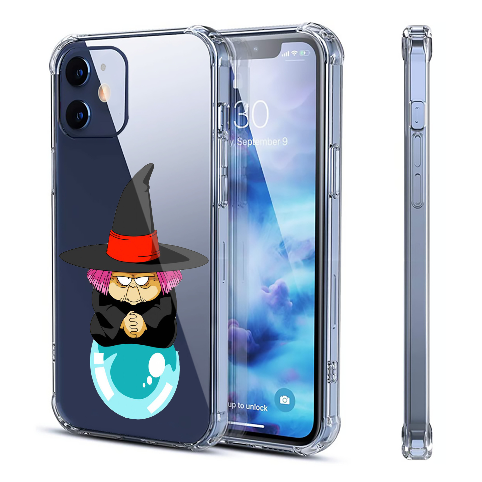 （画像用） ドラゴンボール DRAGON BALL 【iPhone 12シリーズ対応】透明スマホケース（クリアソフトケース）